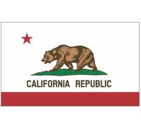 Adesivo BANDIERA Stato della California (10X7 CM)