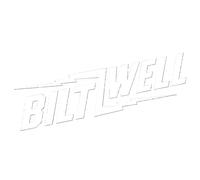 Adesivo Biltwell Bolt bianco 12" Quasi ovunque