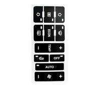 Adesivo Bottoni Interni Compatibile con A2 A3 8L Decalcomanie controllo dell'aria condizionata Pulsante riparazione Adesivo Accessori decorazione degli interni dell'automobile