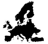 Adesivo Carta Europa Mappa Europa 30cm, 40cm, 50cm, 60cm per Camper (43/6)