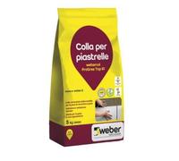 Adesivo cementizio deformabile Weber col progres Top S1 grigio 5kg