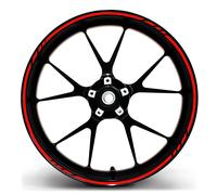 Adesivo Cerchio GP Rosso Neon Per Moto Cerchio MR001