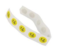 Adesivo Circolare NFC 30 Pezzi Tag NFC Adesivi NFC Compatibili per TagMo e per Memoria 504 Byte Completamente Programmabile (Giallo)