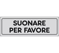 ADESIVO CM 15X5 "SUONARE PER FAVORE"