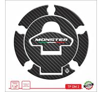 Adesivo compatibile DUCATI MONSTER per tappo benzina serbatoio in resina TP D M2