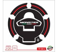 Adesivo compatibile DUCATI MONSTER per tappo benzina serbatoio in resina TP D M4