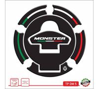 Adesivo compatibile DUCATI MONSTER per tappo benzina serbatoio in resina TP D M5