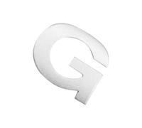 Adesivo con lettere autoadesive e distintivi, lettera 3D, adesivo antipolvere per auto, adesivo per auto, adesivo robusto per alfabeto, resistente alla luce, facile da applicare