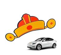 Adesivo con logo natalizio, facile da rimuovere, impermeabile, autoadesivo, con cappello di Babbo Natale, per adulti, donne, uomini, amanti della famiglia