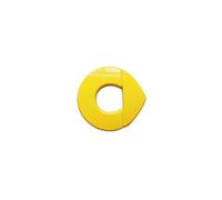 Adesivo con Logo per Volante Auto per Smart #1 Smart 1, Adesivi con Emblema Segno Badge Adesivo Accessori Auto,Yellow