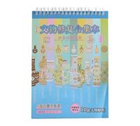 Adesivo Con Scena in Ceramica Anticata Scenario in Miniatura PET Per Laptop Memory Book Scrapbooking Journal Decorazione Antique Journaling