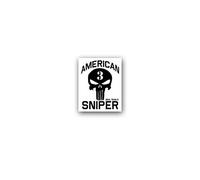 Adesivo con scritta"American Sniper Chris Kyle", 6 x 7 cm, A3485