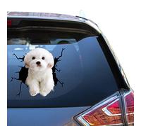 Adesivo con scritta "I Love My Maltese barboncino maltese", divertente meme Vynl, decalcomania per veicolo per agricoltore Kawaii paraurti auto sticers