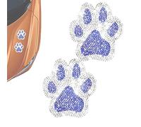 Adesivo con stampa di - Vinile impermeabile da 50 pezzi, Dettagli realistici sulla punta rimovibili, Adesivo per finestra da parete per laptop auto, Adesivi con impronta di cane gatto