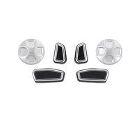 Adesivo Controllo Centrale Compatibile con Alfa Per Romeo Per Giulia 2017 2018 2019 2020 Car Styling Sedile Pulsante di regolazione della vita Interruttore Copertura Trim Adesivi