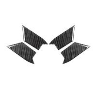 Adesivo Copertura 4 Pezzi Per VW Per Golf 8 MK8 2021 2022 2023 Copri Maniglia Portiera Accessori Interni Auto Interni Center Console Trim(Fibra di carbonio nero)