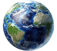 Adesivo da parete 30 cm 3D rimovibile Planet Fluorescent Glow In The Dark Sticker Terra molto pratico e popolare design professionale