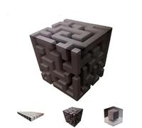 Adesivo da parete 3D per angoli, illusione ottica, angoli impossibili-Arte da parete che rimodella la realtà, adesivo cubo stereoscopico 3D, grande grafica rimovibile stacca e incolla (TypeC)