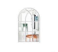 Adesivo da parete a specchio per finestra, design elegante, per migliorare gli spazi domestici con un tocco artistico (bianco)