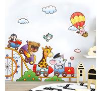 Adesivo da parete / Carta da parati Animali su un percorso di bruco KP16611