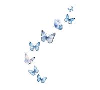 Adesivo da parete con farfalla incandescente nel buio, in PVC, set di decalcomanie luminose per la casa, camera da letto, soggiorno, cameretta dei bambini, adesivo da parete per la stanza dei bambini