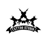 Adesivo da parete con logo dello studio di tatuaggi, adesivo da parete per porte e finestre, adesivo per macchinetta per tatuaggi, murales in vinile, poster extra large - 60x84cm