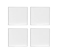 Adesivo Da Parete Con Specchio 3d Autoadesivo, Effetto Specchio Da 25 * 25 Cm, Adesivo Da Parete Con Specchio Quadrato Argento, Soggiorno, Camera Da Letto, Decorazione Domestica 4 pc 25 * 25cm