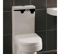 Adesivo Da Parete Divertente Per Bagno Toilet Monster In Vinile