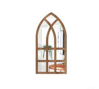 Adesivo da parete in acrilico con cornice in legno decorativo, per migliorare lo stile della stanza (legno)