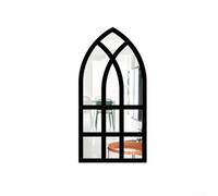 Adesivo da parete in acrilico con cornice in legno decorativo per migliorare lo stile della stanza (nero)