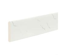 Adesivo da parete in schiuma di cotone, 2 m, con design ispessito 3D, per protezione e decorazione delle pareti, striscia autoadesiva per applicazione su pareti lisce (bianco)