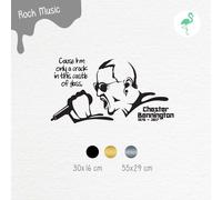 Adesivo da parete in vinile mod. Chester Bennington - Linkin Park 2 misure