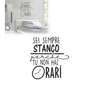 Adesivo da parete in vinile mod. Tu non hai orari Cit .Ultimo - Adesivi canzoni