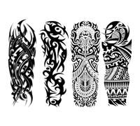 Adesivo da tatuaggio a braccio pieno generico elegante 3D impermeabile in 3D tatuatore tatuatore for uomo da donna for adulti for ragazzi coppia