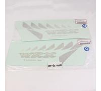 Adesivo decalcomania bianco pannello parafango posteriore SUBARU originale IM...