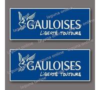 adesivo decalcomania gauloises logo lucido resistente alle intemperie