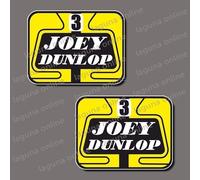 Adesivo decalcomania Joey Dunlop logo lucido resistente alle intemperie 2