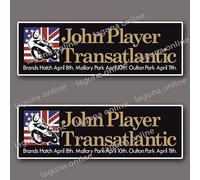 Adesivo decalcomania JPS john player logo transatlantico lucido resistente al...