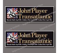Adesivo decalcomania JPS john player logo transatlantico lucido resistente al...