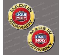 Adesivo decalcomania LIQUI MOLY logo lucido resistente alle intemperie 2