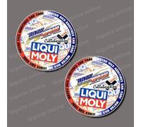 Adesivo decalcomania LIQUI MOLY logo lucido resistente alle intemperie 5