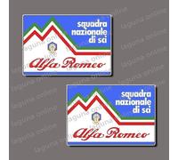 adesivo decalcomania logo alfa romeo lucido resistente alle intemperie 4