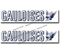 Adesivo decalcomania logo Gauloises lucido resistente alle intemperie 5
