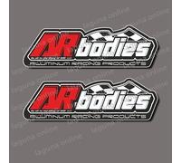 Adesivo decalcomania logo lucido resistente alle intemperie ar body