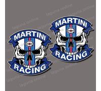 Adesivo decalcomania logo martini racing team lucido resistente alle intemper...