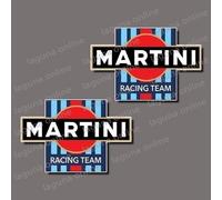 Adesivo decalcomania logo martini racing team lucido resistente alle intemper...