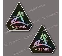 adesivo decalcomania nasa artemis logo lucido resistente alle intemperie 2