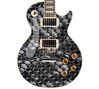 Adesivo decalcomania pellicola vinile chitarra/basso The Black Dragon Scale G...