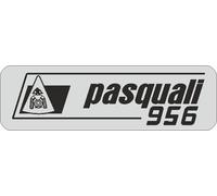 ADESIVO DECALCOMANIA PER PASQUALI 956 MOTOCOLTIVATORI E 4 RUOTE PASQUALI 956