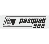 ADESIVO DECALCOMANIA PER PASQUALI 986 MOTOCOLTIVATORI E 4 RUOTE PASQUALI 986